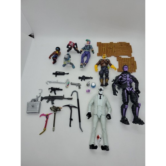 16 Tampons Figurines Fortnite Avec Armes – Idéal Pour Les Fans, Lot D'occasion